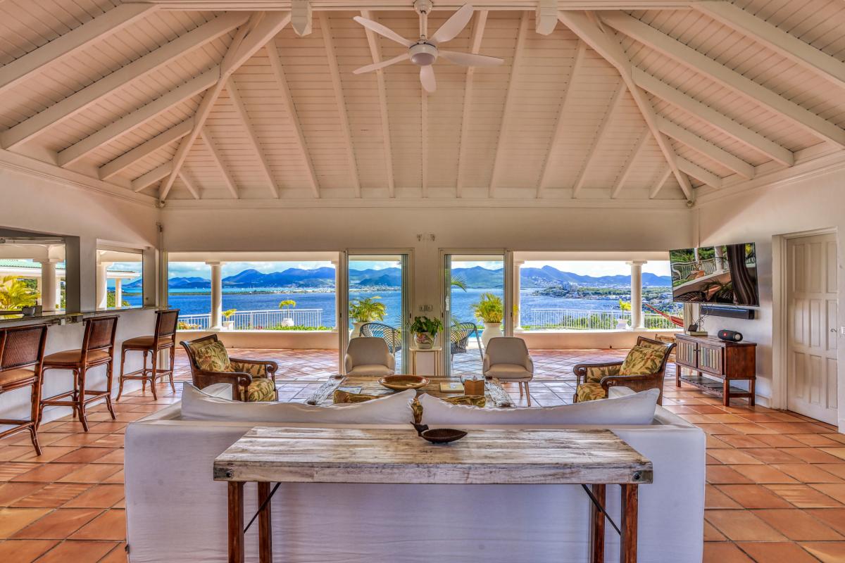 A louer villa 3 chambre Terres Basses Saint Martin_ Salon - 8